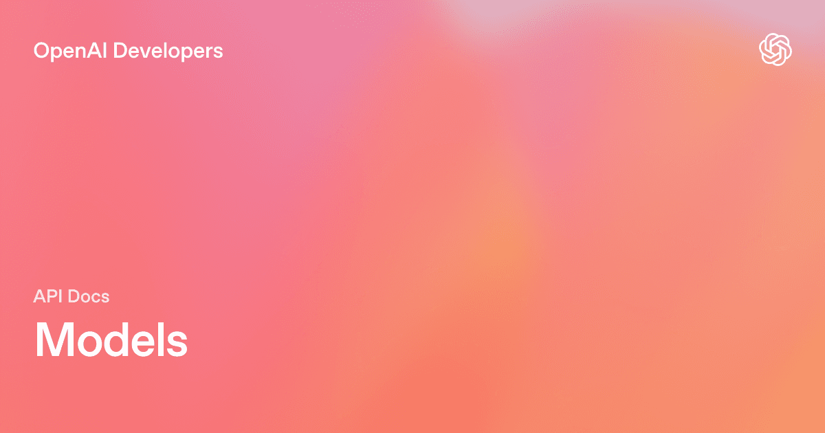 OpenAI models guide cover image